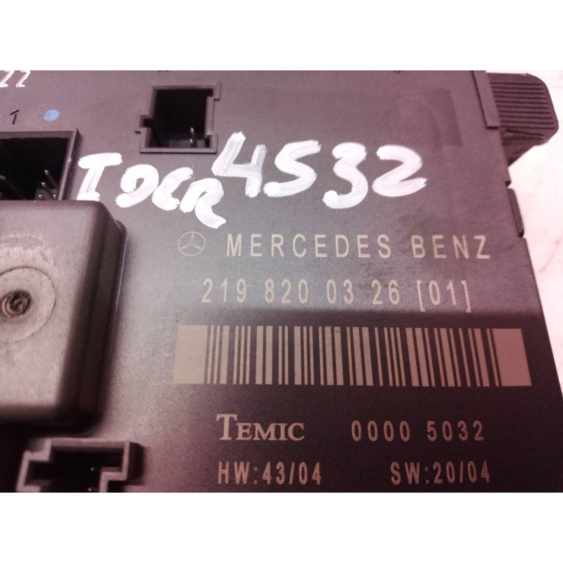 Recambio de modulo electronico para mercedes-benz clase cls (w219) 500 (219.375) referencia OEM IAM 2198200326 2198200326 219820