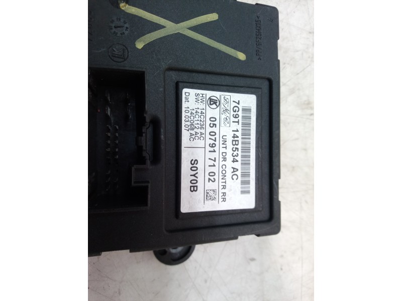 Recambio de modulo confort para ford mondeo ber. (ca2) limited edition referencia OEM IAM 7G9T14B534 7G9T14B534 7G9T14B534