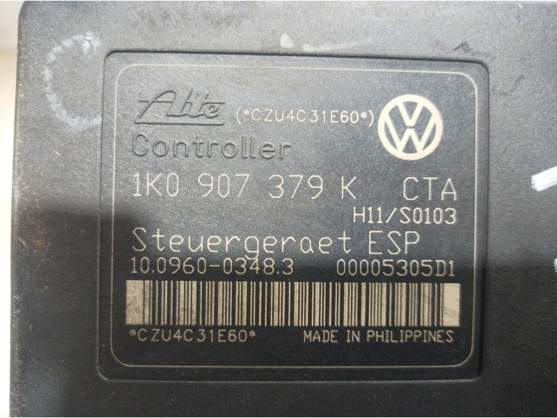 Recambio de abs para volkswagen golf v berlina (1k1) highline referencia OEM IAM 1K0907379K 1K0907379K 1K0907379