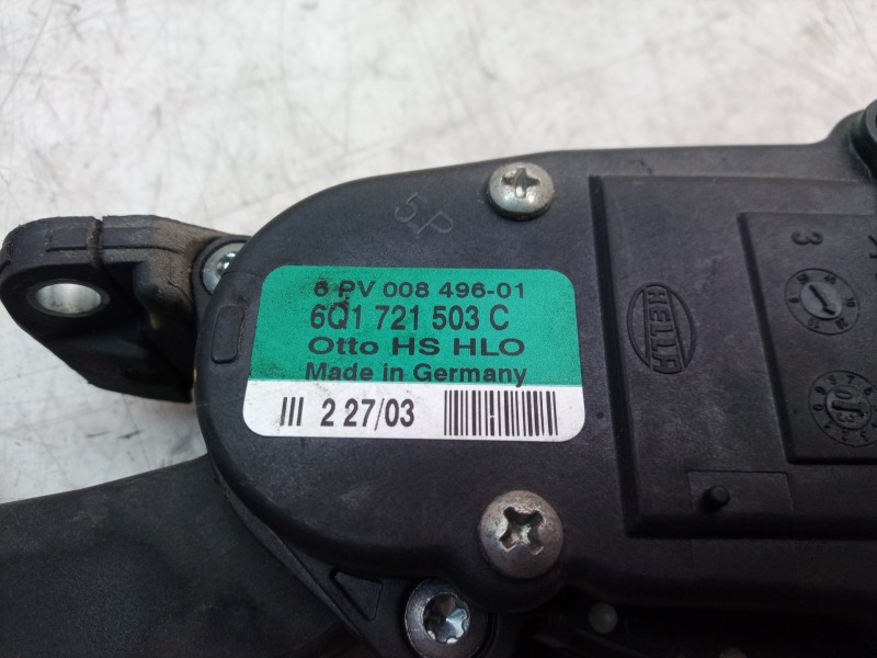 Recambio de potenciometro pedal para seat ibiza (6l1) cool referencia OEM IAM 6Q1721503C 6Q1721503C 6Q1721503