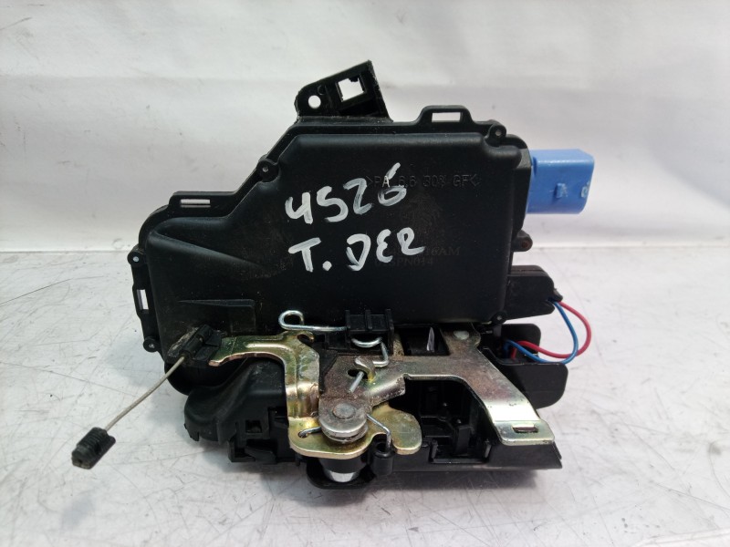 Recambio de cerradura puerta trasera derecha para volkswagen polo (9n3) advance referencia OEM IAM 3B4839016AN 3B4839016 3B48390