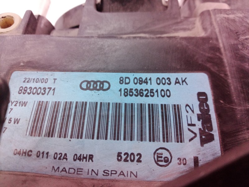 Recambio de faro izquierdo para audi a4 berlina (b5) 1.9 tdi referencia OEM IAM 8D0941003AK 8D0941003 8D0941003