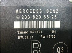 Recambio de centralita cierre para mercedes-benz clase c (w203) berlina 180 (203.035) referencia OEM IAM 2038206626 2038206626 2 2