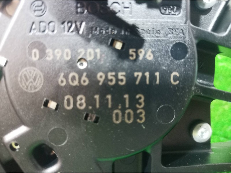 Recambio de motor limpia trasero para volkswagen polo (9n3) 1.4 tdi referencia OEM IAM 6Q6955711C 6Q6955711C 6Q6955711C