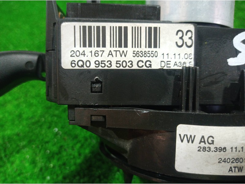 Recambio de mando multifuncion para volkswagen polo (9n3) 1.4 tdi referencia OEM IAM 6Q0953503CG 6Q0953503CG 6Q0953503CG