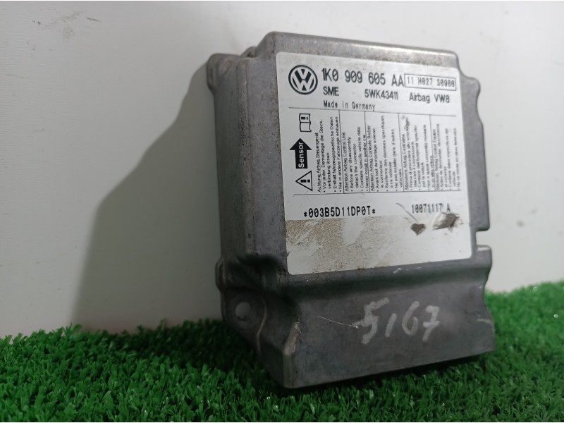 Recambio de centralita airbag para skoda octavia combi (1z5) elegance referencia OEM IAM 1K0909605AA 1K0909605AA 1K0909605AA