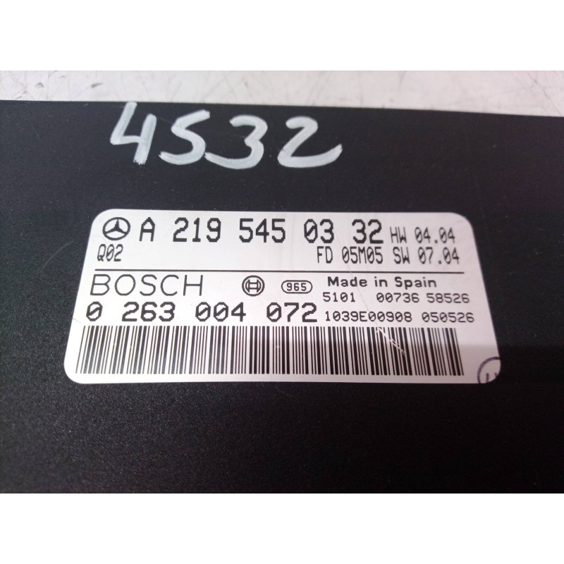 Recambio de modulo electronico para mercedes-benz clase cls (w219) 500 (219.375) referencia OEM IAM A2195450332 A2195450332 0263