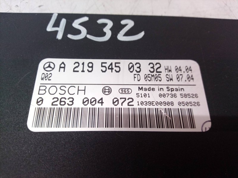 Recambio de modulo electronico para mercedes-benz clase cls (w219) 500 (219.375) referencia OEM IAM A2195450332 A2195450332 0263