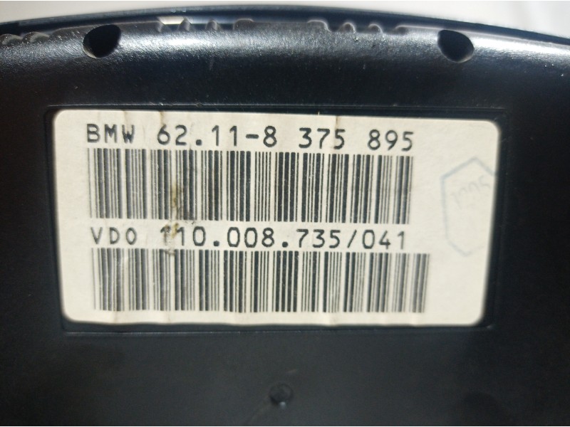 Recambio de cuadro instrumentos para bmw serie 5 berlina (e39) referencia OEM IAM 62118375895 62118375895 62118375895