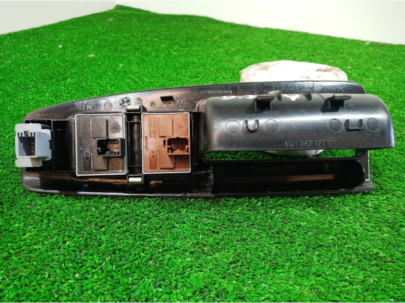 Recambio de mando elevalunas delantero izquierdo para volkswagen polo (9n3) 1.4 tdi referencia OEM IAM 6Q1867171F 6Q1867171F 6Q1