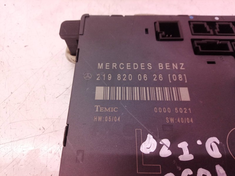 Recambio de modulo electronico para mercedes-benz clase cls (w219) 500 (219.375) referencia OEM IAM 2198200626 2198200626 219820
