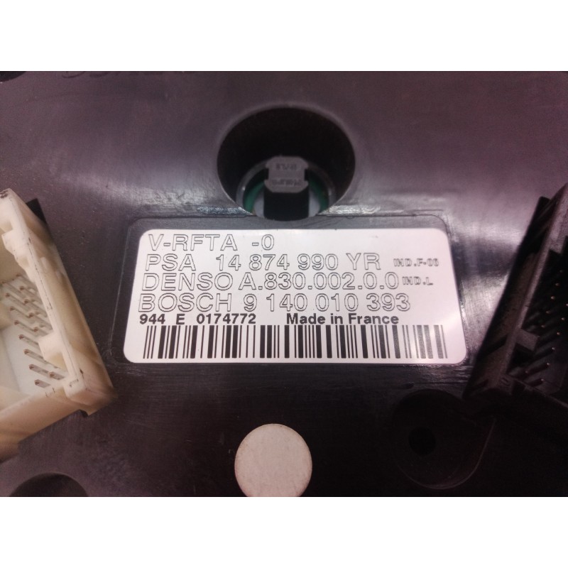 Recambio de mando climatizador para fiat ulysse (179) 2.2 jtd dynamic referencia OEM IAM 9140010393 9140010393 9140010393