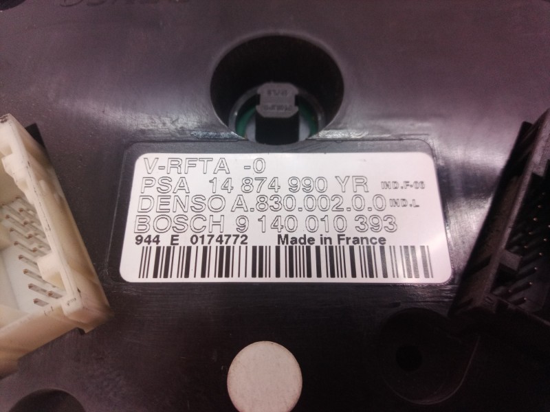 Recambio de mando climatizador para fiat ulysse (179) 2.2 jtd dynamic referencia OEM IAM 9140010393 9140010393 9140010393