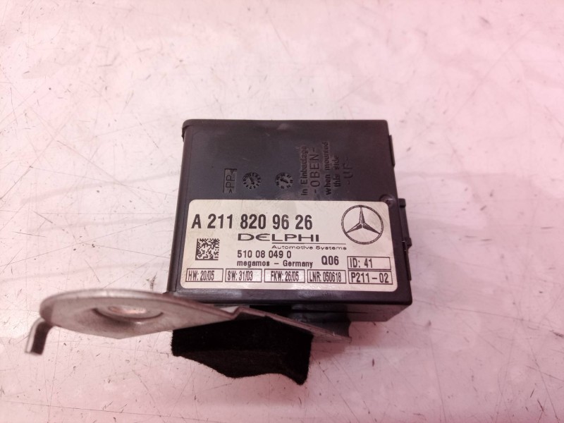 Recambio de modulo electronico para mercedes-benz clase cls (w219) 500 (219.375) referencia OEM IAM A2118209626 A2118209626 5100
