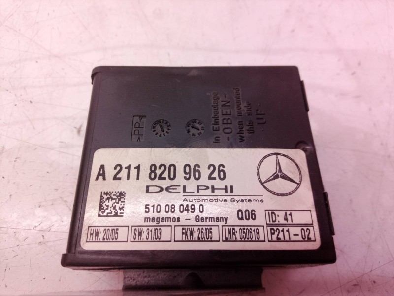 Recambio de modulo electronico para mercedes-benz clase cls (w219) 500 (219.375) referencia OEM IAM A2118209626 A2118209626 5100