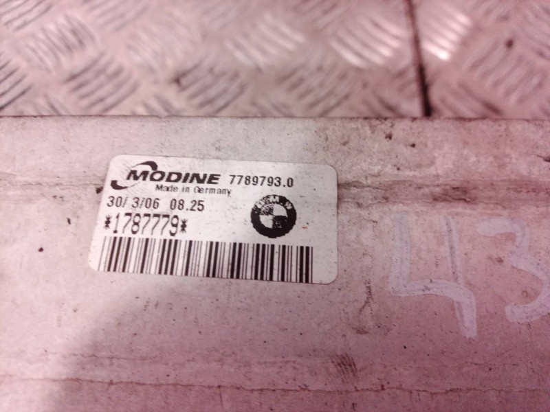 Recambio de intercooler para bmw x3 (e83) 2.0d referencia OEM IAM 1787779 1787779 1787779