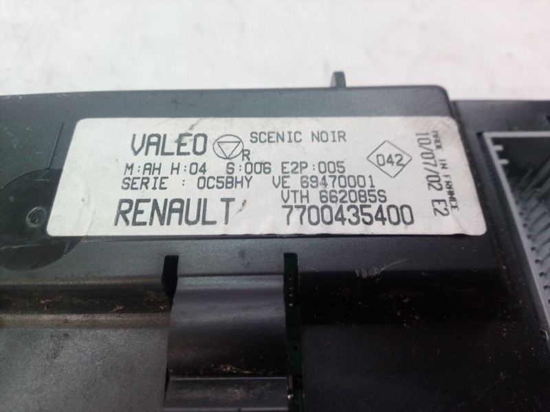 Recambio de mando calefaccion / aire acondicionado para hyundai matrix (fc) 1.5 crdi gls referencia OEM IAM 7700435400 770043540