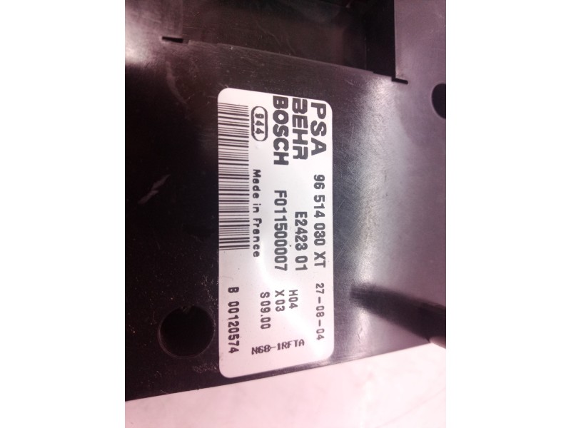 Recambio de mando climatizador para citroën xsara picasso 2.0 hdi sx referencia OEM IAM 96514030XT 96514030 96514030