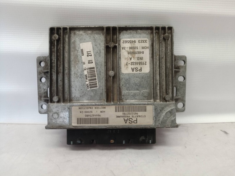 Recambio de centralita motor uce para peugeot 206 berlina xr referencia OEM IAM 9644625680 9644625680 215846327