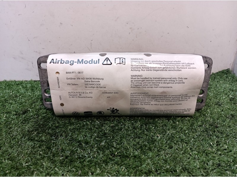 Recambio de airbag delantero derecho para volkswagen golf plus (5m1) bluemotion edition referencia OEM IAM 1K0880204K 1K0880204K