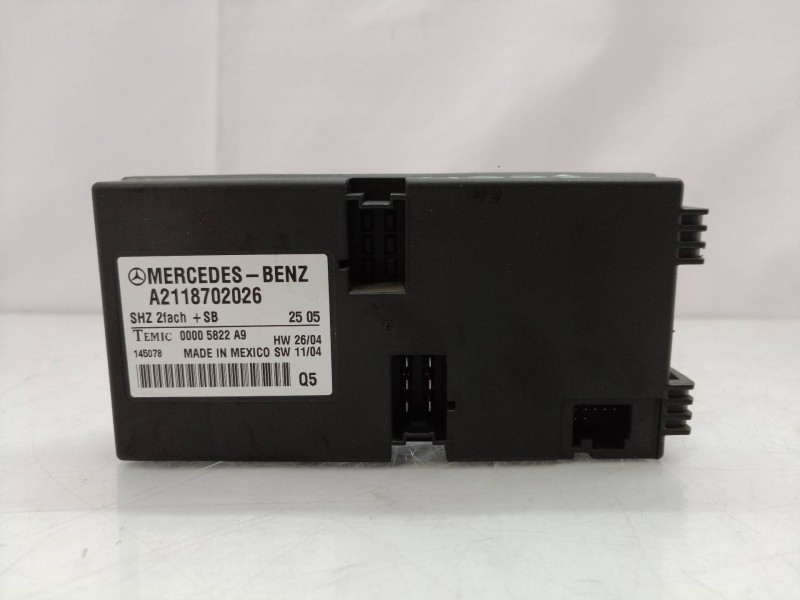 Recambio de centralita asientos para mercedes-benz clase cls (w219) 500 (219.375) referencia OEM IAM A2118702026 A2118702026 000