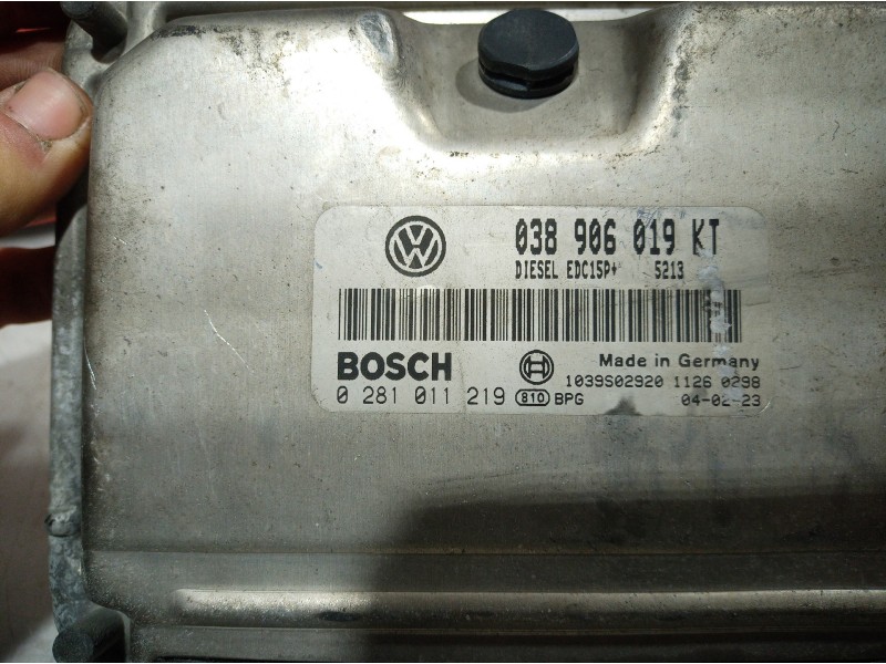 Recambio de centralita motor uce para seat ibiza (6l1) referencia OEM IAM 0281011219 0281011219 0281011219