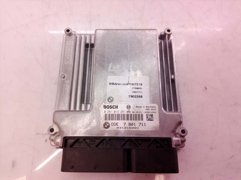 Recambio de centralita motor uce para bmw x3 (e83) 2.0d referencia OEM IAM 7801711 7801711 0281013251