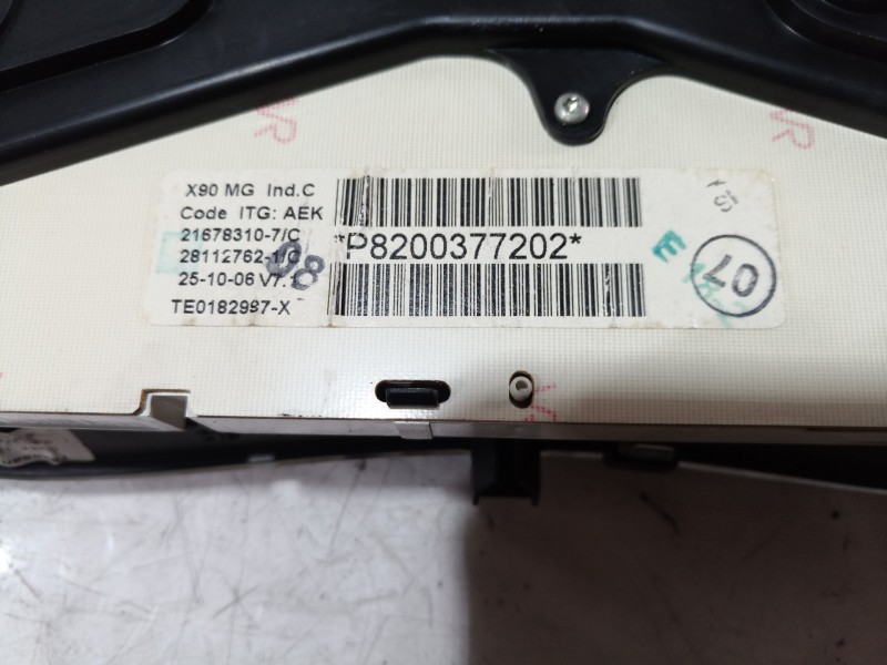 Recambio de cuadro instrumentos para dacia logan ambiance referencia OEM IAM 248101594R 8200377202 8200377202