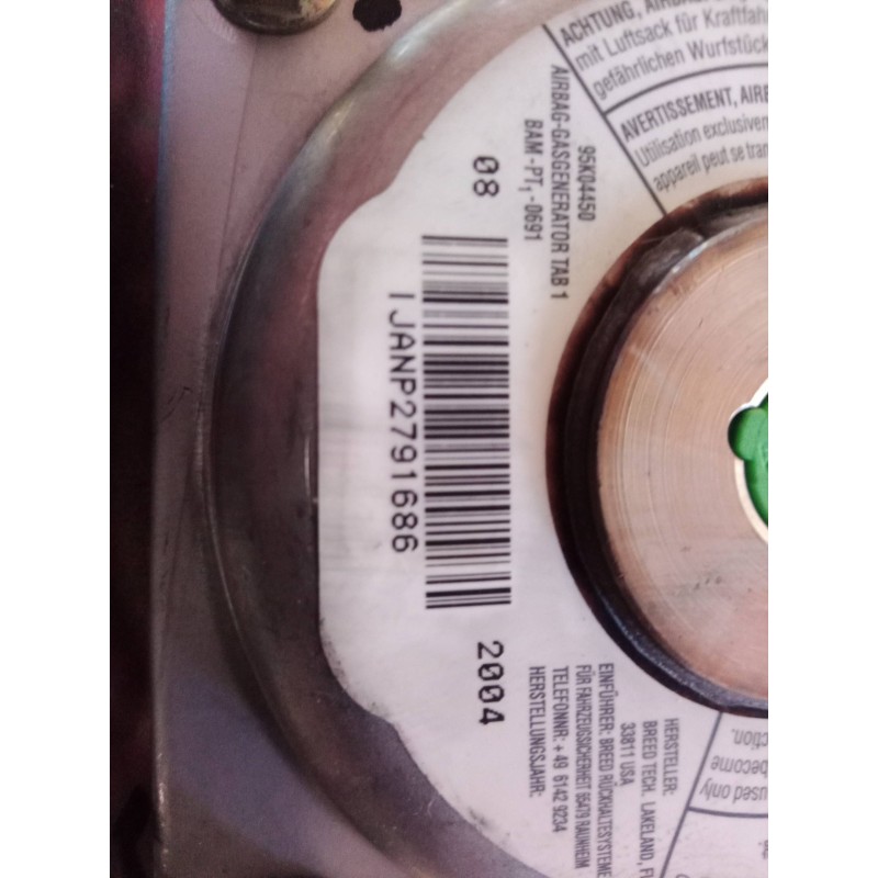 Recambio de airbag volante para hyundai santa fe (sm) 2.0 gls crdi referencia OEM IAM 5690026500 5690026500 2656900021