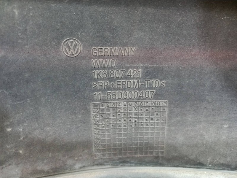 Recambio de paragolpes trasero para volkswagen golf v berlina (1k1) highline referencia OEM IAM 1K6807521EZT 1K6807521EZT 1K6807