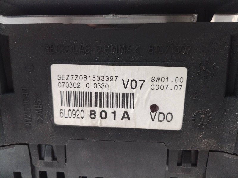 Recambio de cuadro instrumentos para seat ibiza (6l1) stella referencia OEM IAM 110080104010A 110080104010A 6L0920801A