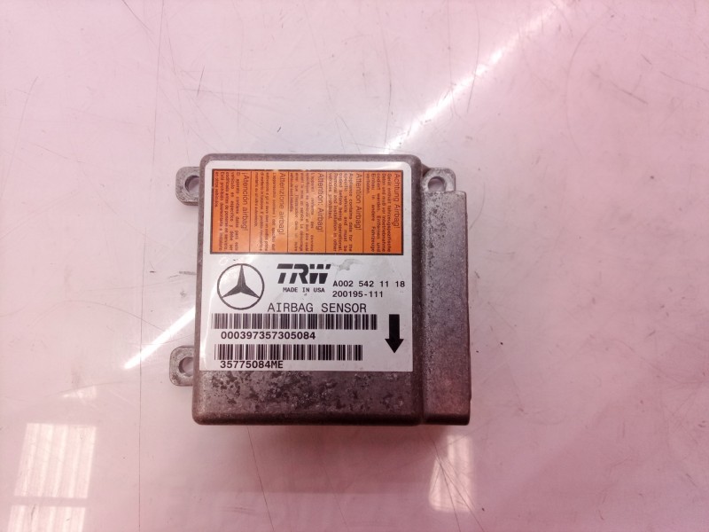 Recambio de centralita airbag para mercedes-benz clase m (w163) 320 (163.154) referencia OEM IAM A0025421118 A0025421118 A002542