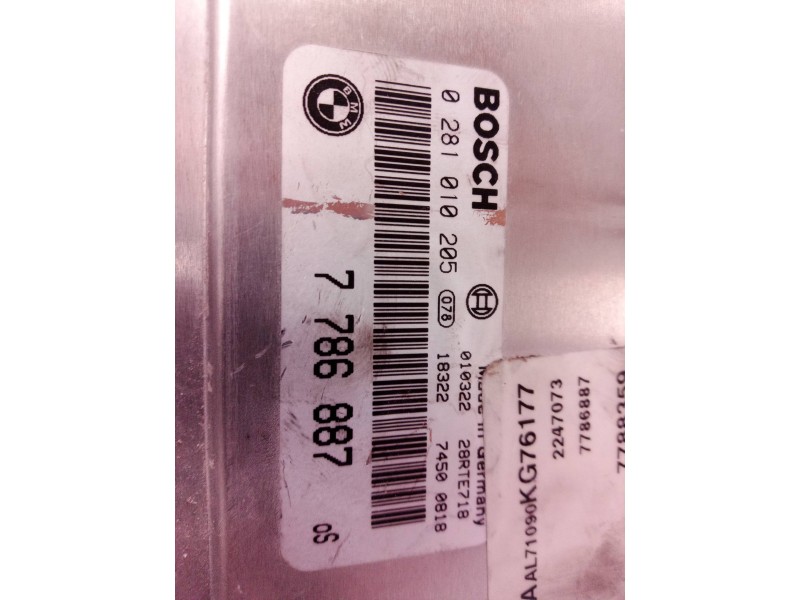 Recambio de centralita motor uce para bmw serie 3 berlina (e46) 320d referencia OEM IAM 7786887 7786887 7786887