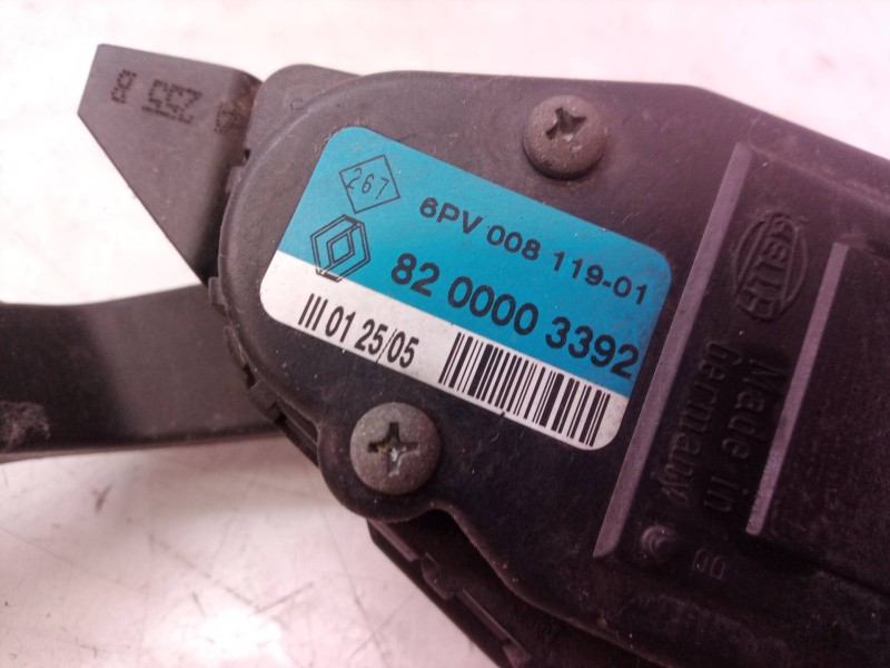 Recambio de potenciometro pedal para renault laguna ii grandtour (kg0) expression confort referencia OEM IAM 8200003392 82000033