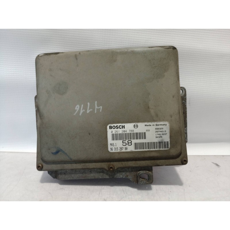 Recambio de centralita motor uce para citroën saxo 1.1 image referencia OEM IAM 0261204788 0261204788 9631528780