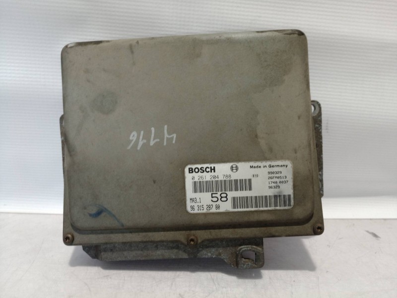 Recambio de centralita motor uce para citroën saxo 1.1 image referencia OEM IAM 0261204788 0261204788 9631528780