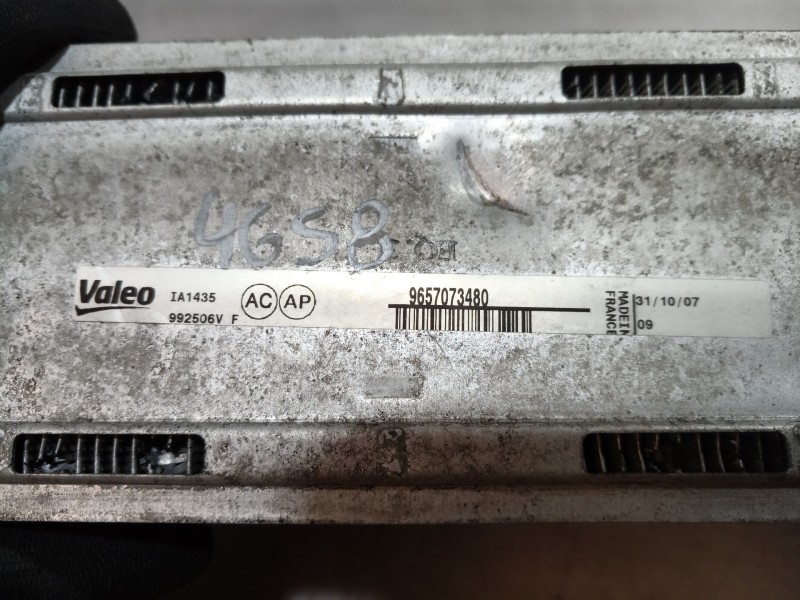 Recambio de intercooler para peugeot 407 sport referencia OEM IAM 9657073480 9657073480 9657073480