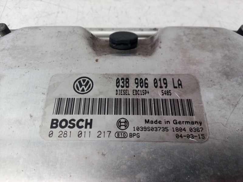 Recambio de centralita motor uce para seat ibiza (6l1) sport referencia OEM IAM 038906019LA 038906019LA 0281011217