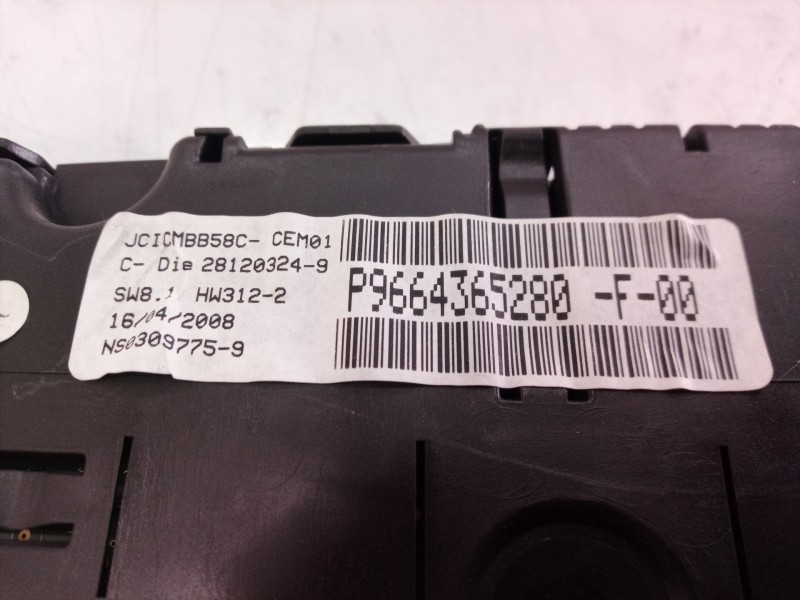 Recambio de cuadro instrumentos para citroën c4 picasso business class referencia OEM IAM 281129745 281129745 P9664365280