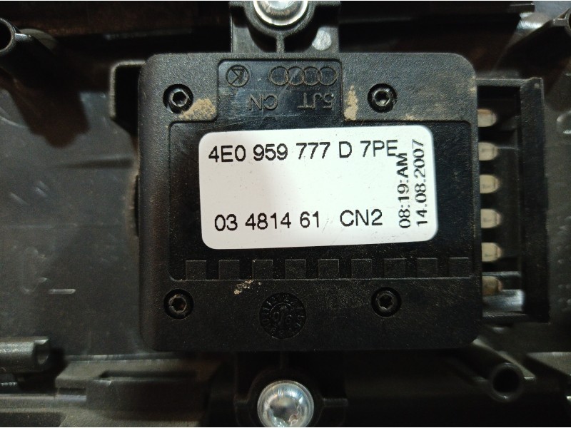 Recambio de interruptor para audi a8 (4e2) referencia OEM IAM 4E0959777D 4E0959777D 4E0959777