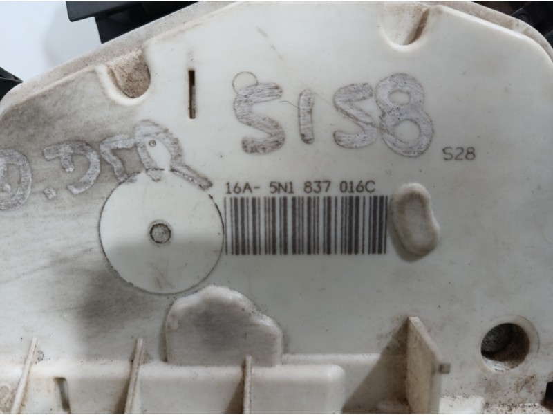 Recambio de cerradura puerta delantera derecha para seat ibiza sc (6j1) emoción referencia OEM IAM 5N1837016C 5N1837016C 5N18370