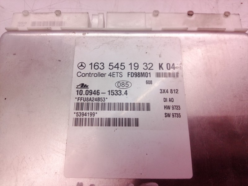 Recambio de centralita abs para mercedes-benz clase m (w163) 320 (163.154) referencia OEM IAM 1635451932 1635451932 10094615334