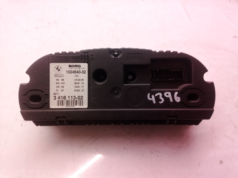 Recambio de cuadro instrumentos para bmw x3 (e83) 2.0d referencia OEM IAM 341611302 341611302 102464032