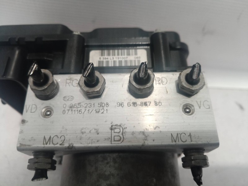 Recambio de abs para citroën c4 berlina vtr plus referencia OEM IAM 0265231508 0265231508 9661886780