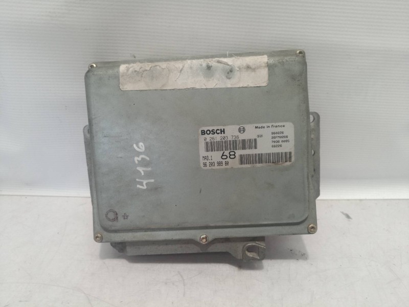 Recambio de centralita motor uce para citroën saxo 1.1 x referencia OEM IAM  0261203736 9620398980