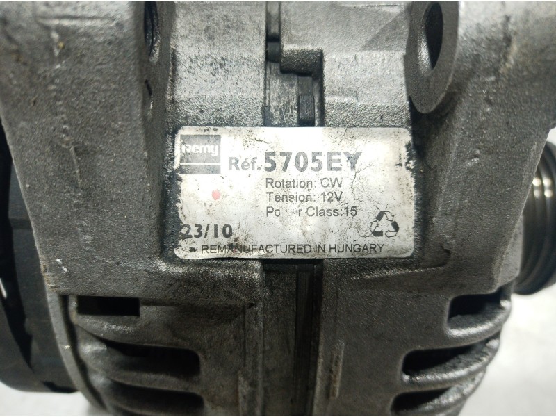 Recambio de alternador para peugeot 207 confort referencia OEM IAM 5705EY 5705EY 5705