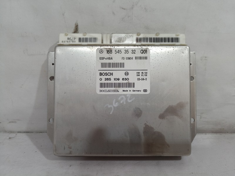 Recambio de centralita abs para mercedes-benz clase a (w168) 140 (168.031) referencia OEM IAM 1685453532 1685453532 1685453532