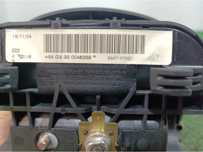 Recambio de airbag volante para citroën c4 coupe by loeb referencia OEM IAM 96471578ZD 96471578ZD 96471578