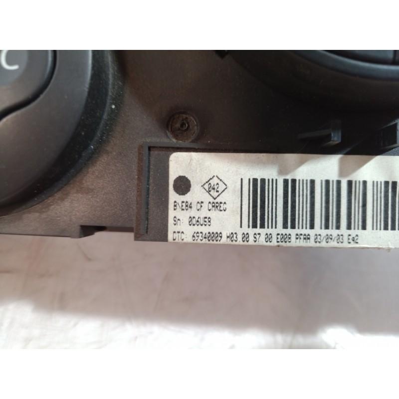 Recambio de mando climatizador para renault megane ii berlina 3p confort authentique referencia OEM IAM 69340009 69340009 693400