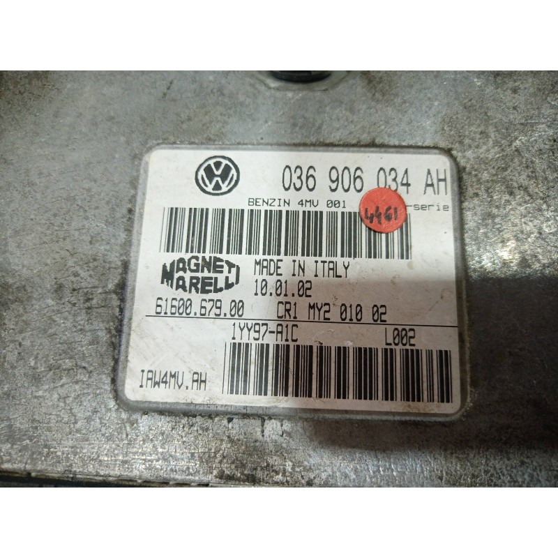 Recambio de centralita motor uce para seat ibiza (6l1) 1.4 16v referencia OEM IAM 036906034AH 036906034AH 036906034AH